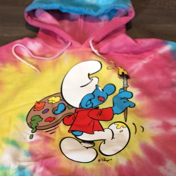 Smurf hoodie Sz S - Picture 4 of 7